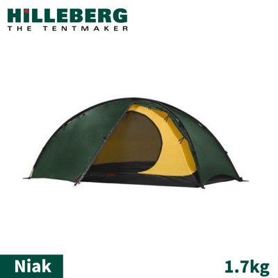 HILLEBERG 瑞典 黃標 Niak 尼亞客  輕量二人帳篷《綠1.7kg》018011登山/露