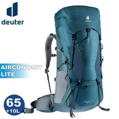 Deuter 德國 AIRCONTACT LITE 65+10L 拔熱式透氣背包《深灰藍》33407