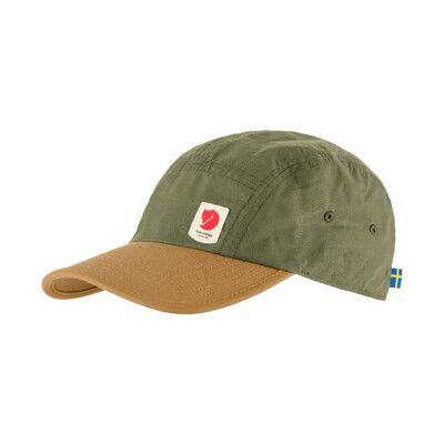 Fjallraven 小狐狸 High Coast Wind Cap 棒球帽《綠/蕎麥棕》F1210