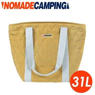 NOMADE 31L肩背保冷水餃包《黃》N-7155/環保袋/保冷袋/野餐/露營