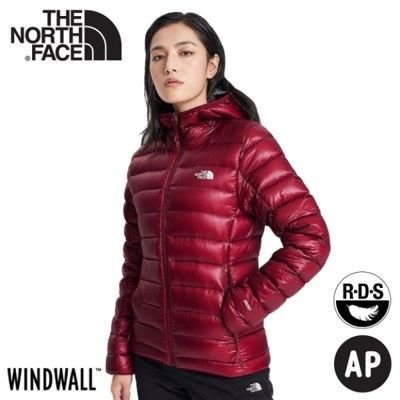 The North Face 女 800FP 防潑水外套《紫紅》4NAJ/保暖連帽外套/防潑水/休閒