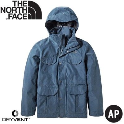 The North Face 男 DryVent防水外套《海軍藍》4979/防水外套/防風外套/夾克
