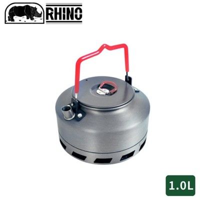 RHINO 犀牛 K-24 犀牛聚熱強效茶壺1.0LK-24/泡茶壺/燒水壺/露營炊具/登山/水壺