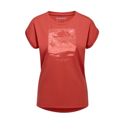 MAMMUT 長毛象 女 Mountain T-Shirt 防曬機能短袖T恤《陶紅》1017-041