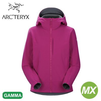 ARC'TERYX 始祖鳥 女 Gamma MX軟殼連帽外套《玫瑰紫》30098/風衣/衝鋒衣