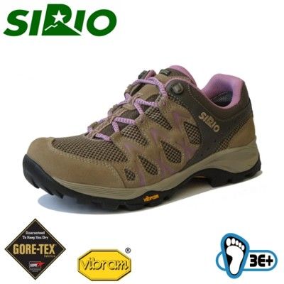 SIRIO 日本 女 GORE-TEX 短筒健行鞋《棕紫》PF116/健行/登山鞋/休閒鞋/運動鞋