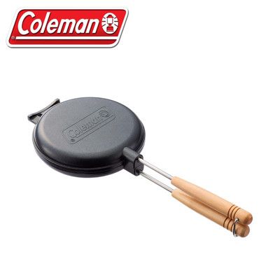 Coleman 美國 雙平底鍋CM-38934/鑄鐵鍋/煎鍋/平底鍋/不沾鍋/戶外野炊/可拆式炊具