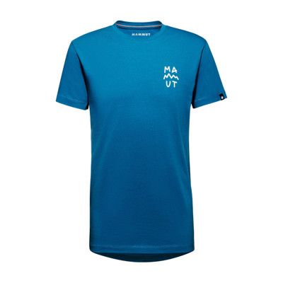 MAMMUT 長毛象 男 Massone T-Shirt 有機棉短袖T恤《深冰藍》1017-0521