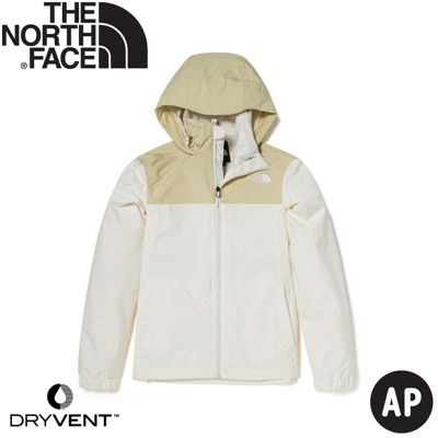 The North Face 女 DV防水外套 AP《梔子花白》5AZZ/防風外套/連帽外套/衝鋒衣