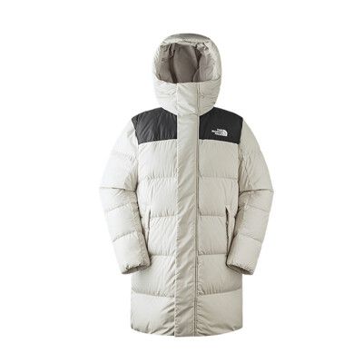 The North Face 男 600FP 長版防風防潑羽絨外套《淺灰》7W7K/登山/保暖外套/