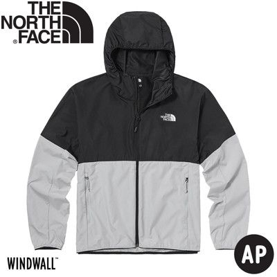 The North Face 男 防風防曬外套《 黑/淺灰》49B2/薄外套/防風外套/防曬外套