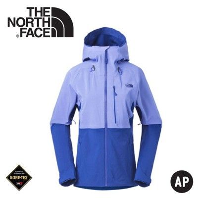 The North Face 女 GORE-TEX防水透氣連帽外套《藍》3CH7/夾克/風雨衣/防水