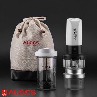 ALOCS 愛路客 咖啡研磨機(套裝)電動咖啡機/家用咖啡機/法式濾壓壺/KW-K25