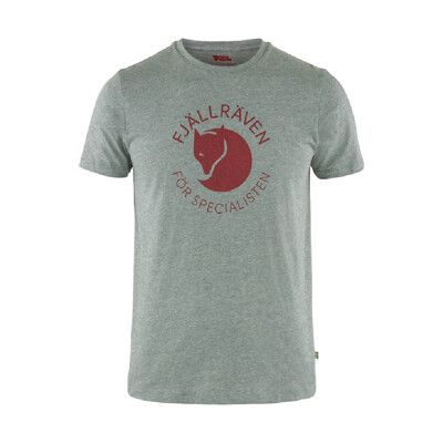 Fjallraven 小狐狸 男 Fjallraven Fox T-shirt《麻花灰》F87052