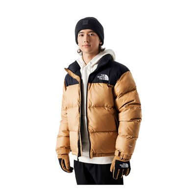 The North Face 男ICON 700FP 防潑水鵝絨保暖外套(美版)《杏仁奶油》3C8D