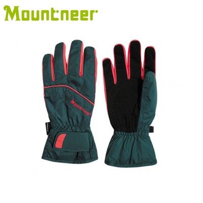 Mountneer 山林 Primaloft防水手套《 藍綠/橘紅》12G01/保暖手套/騎車/登山