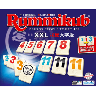 大世界實體店面 現貨特價 拉密數字牌大字版 rummikub XXL 以色列麻將 正版桌上遊戲