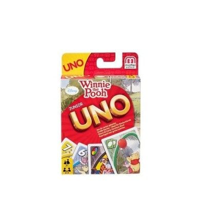 【免費送牌套】Mattel UNO 小熊維尼 遊戲卡 烏諾牌 優諾牌 美泰兒 正版桌上遊戲 含稅附發