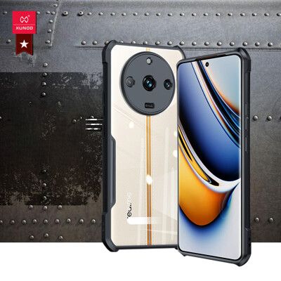 【XUNDD 訊迪】軍事防摔 realme 11 Pro+ 鏡頭全包覆 清透保護殼 手機殼(夜幕黑)