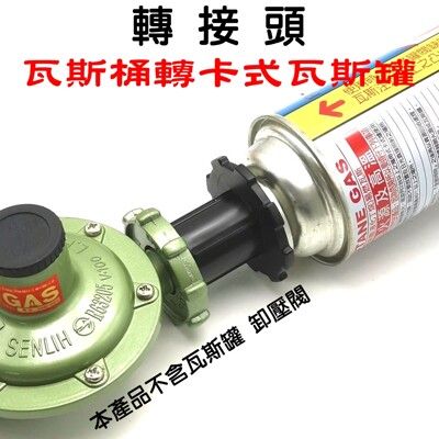【JLS】台灣製造 瓦斯桶轉卡式瓦斯罐轉接頭 專利產品