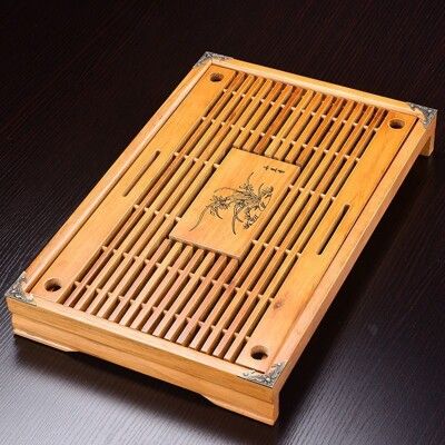 【3C精品閣】功夫茶具 抽屜式排水茶盤 家用實木儲水茶盤/茶海托/托盤/茶盤