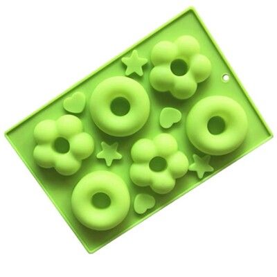 【微笑生活】甜甜圈款硅膠3D模具組  肥皂 巧克力 冰模