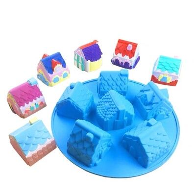 【微笑生活】城堡硅膠3D模具組 肥皂 巧克力 冰模