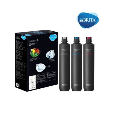 (共3支)德國BRITA mypure pro X6專用濾心組 PF一支 ION-X一支 CB-UF