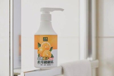 潔窩woco天然橘子去污刷刷乳清除玻璃廚房水龍頭水詬