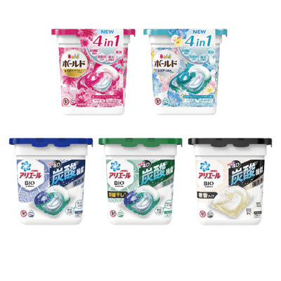 日本P&G Ariel 4D濃縮洗衣凝膠球 盒裝