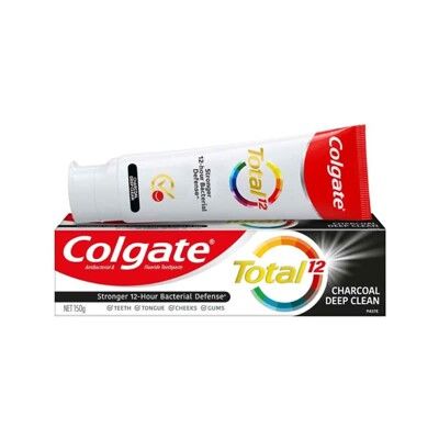 Colgate高露潔全效12hr牙膏--炭深潔(150g)*1