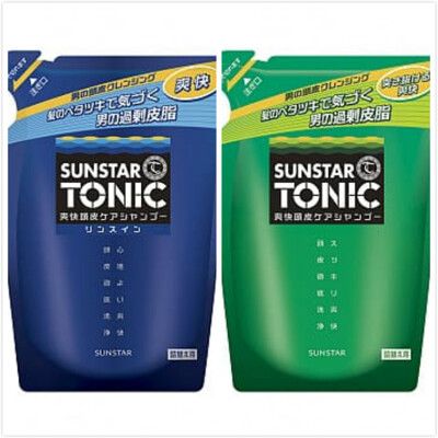 Sunstar Tonic日本爽快頭皮護理洗髮精-2款選擇-補充包（360ml）*3