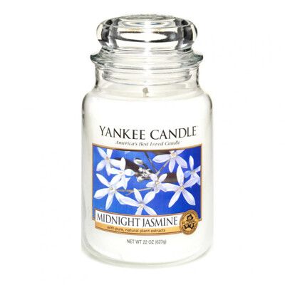 特惠組YANKEE CANDLE 香氛蠟燭-夜半茉莉(623g)*1+(104g)*2