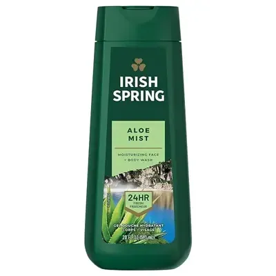 美國Irish Spring沐浴乳-蘆薈(20oz)*1