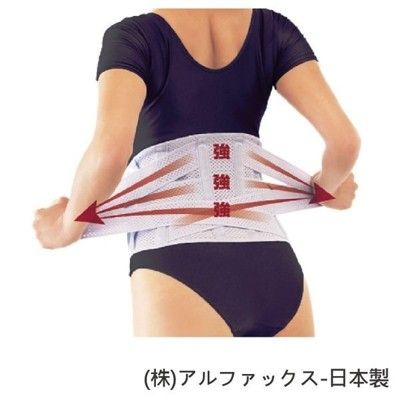 護具 護腰 - 老人用品 銀髮族 護腰帶 安定保護腰部 S-3L 日本製 [ALphax]