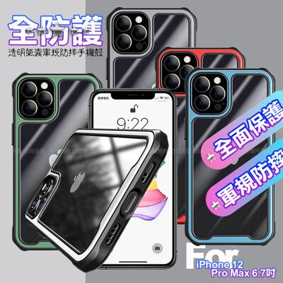 CITY 全防護 for iPhone 12 Pro Max 6.7吋 透明氣囊軍規防摔手機殼