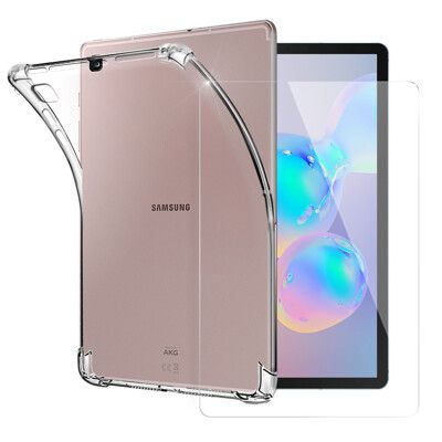 CITY for 三星 Galaxy Tab S6 Lite 平板5D 4角軍規防摔殼+搭配專用玻璃