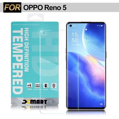 Xmart for OPPO RENO 5 薄型9H玻璃保護貼-非滿版