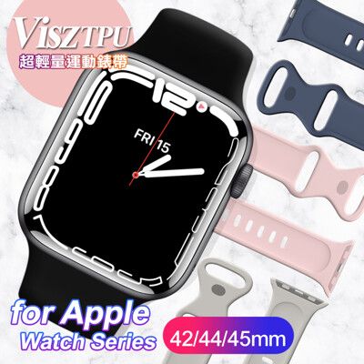 JTLEGEND Apple Watch Series(42/44/45mm)ViszTPU運動錶帶