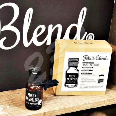 日本 John's Blend 車用夾式擴香瓶 18ml 冷氣口香氛精油 出風口芳香劑