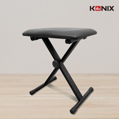 【KONIX 科尼斯樂器】折疊式電子琴椅 X型鋼琴椅 摺疊椅 演奏椅 穩固耐重