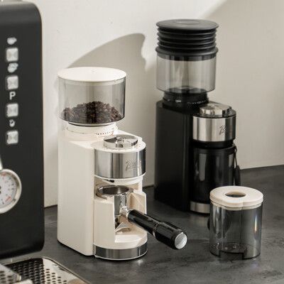 電動磨豆機 家用小型磨粉器帶拍粉器 全自動咖啡豆研磨機 手沖意式咖啡機