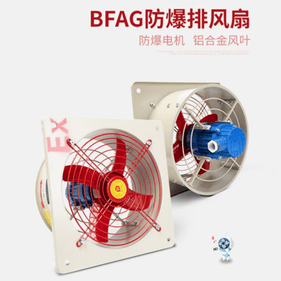 工業220v BFAG-400防爆換氣扇 排風扇 壁式軸流風機 隔爆型排風扇