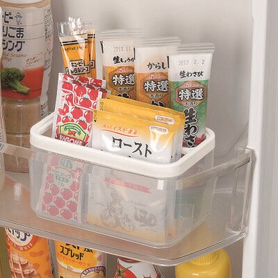 【日本inomata】冰箱管狀醬料分隔收納盒