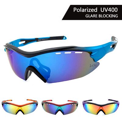 REVO電鍍偏光運動眼鏡 輕質量強化偏光鏡片防霧排熱孔100%抗紫外線UV400【RG82203】