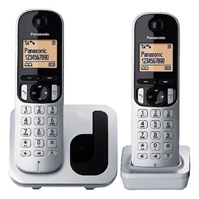 【福利品有刮傷】Panasonic 國際牌 KX-TGC212TW 免持擴音雙子機數位電話機
