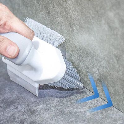 三角縫隙刷地縫刷刮刷一體衛生間地板刷浴室牆角縫隙廁所清潔刷子 J233