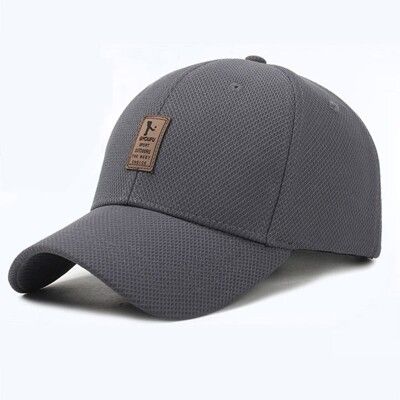 素色 棒球帽 鴨舌帽 戶外透氣網布帽 運動帽 G1009