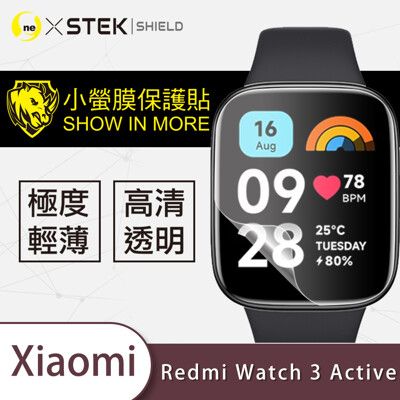 【o-one台灣製-小螢膜】Xiaomi小米redmi Watch 3 Active 螢幕保護貼