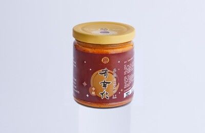 果子樹堅果辣椒-有辛仁-五德川辣果油中辣抹醬全素250g